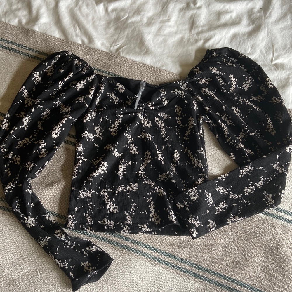 Black Anthropologie blouse